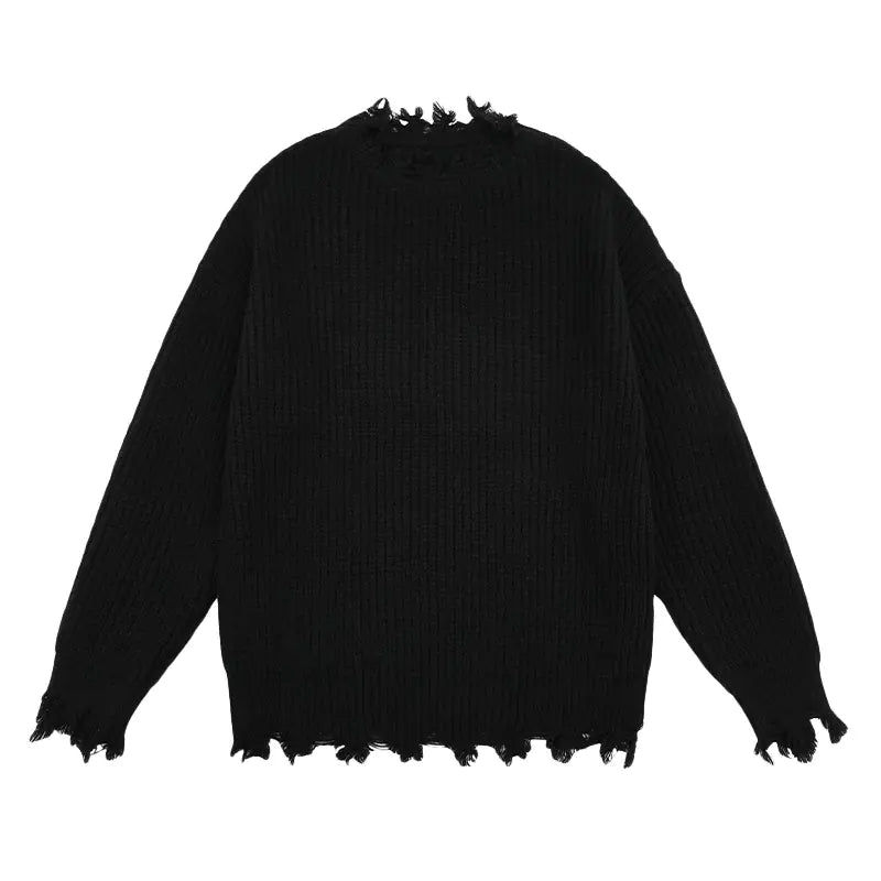Men’s Retro Hip Hop Cat Graphic Sweater