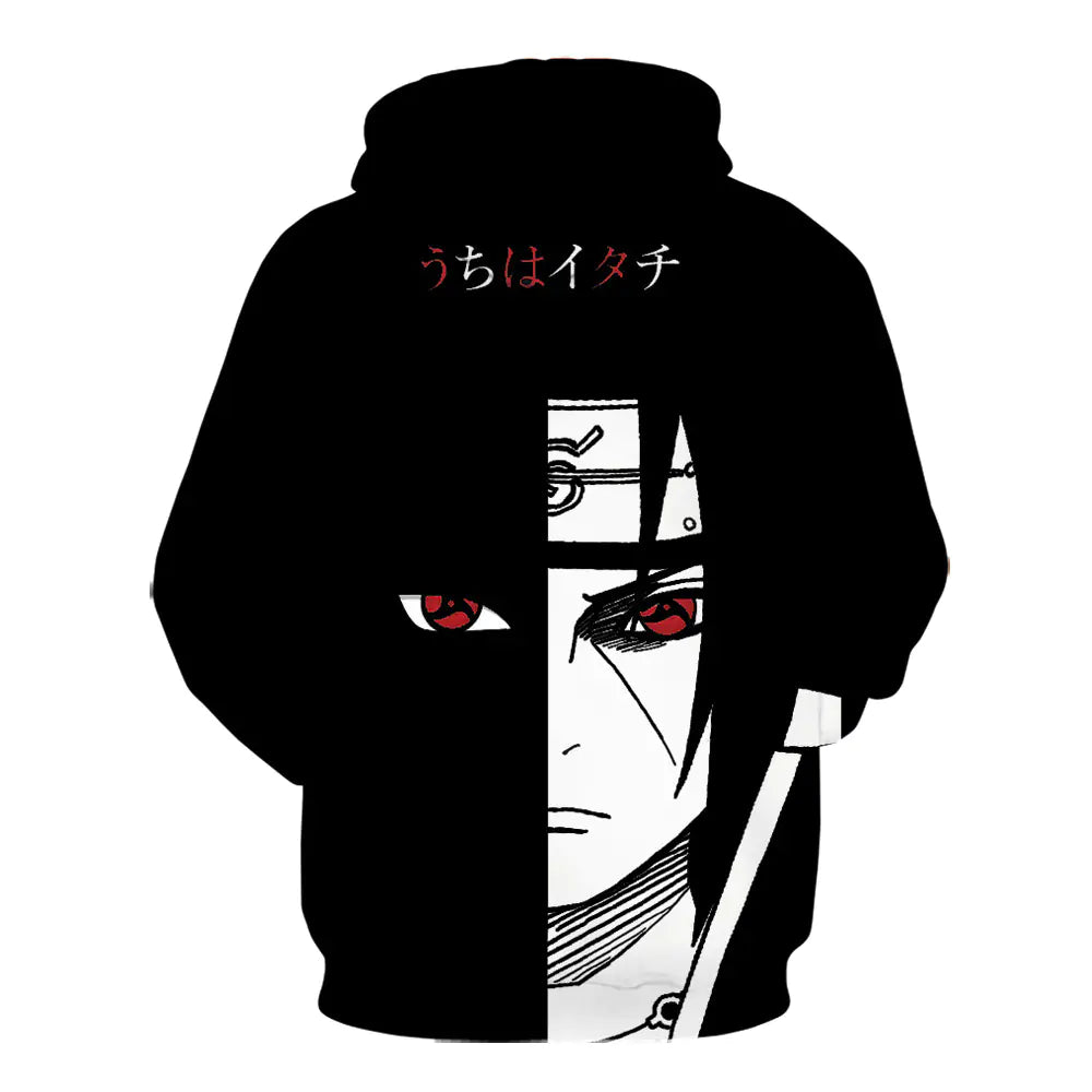 3D Printed Hoodie - Uchiha Itachi from Naruto