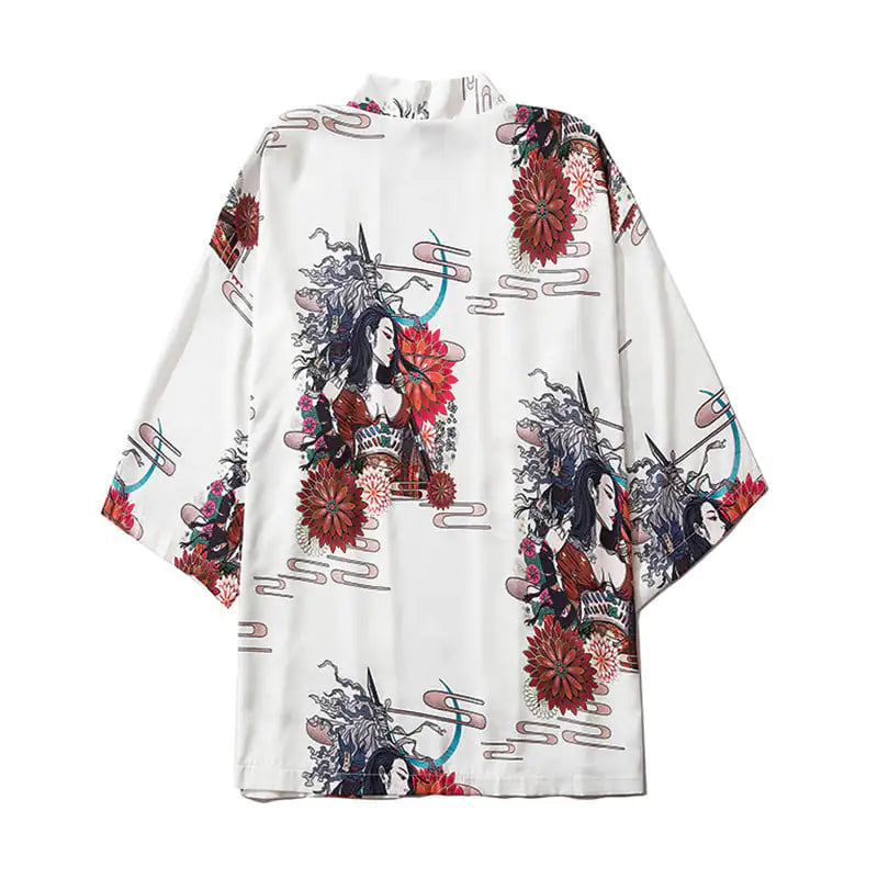 Men's Japanese Style Kimono Shirt – Loose Fit Robe
