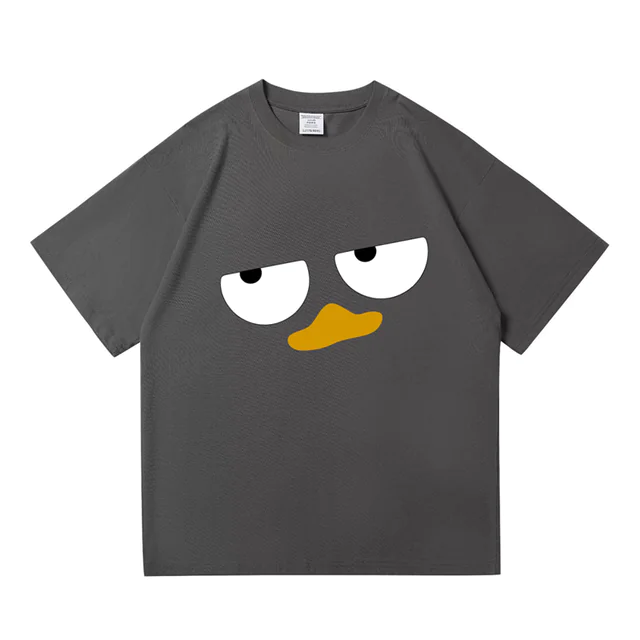 Summer Cartoon American Men's Oversized Cotton T-shirt