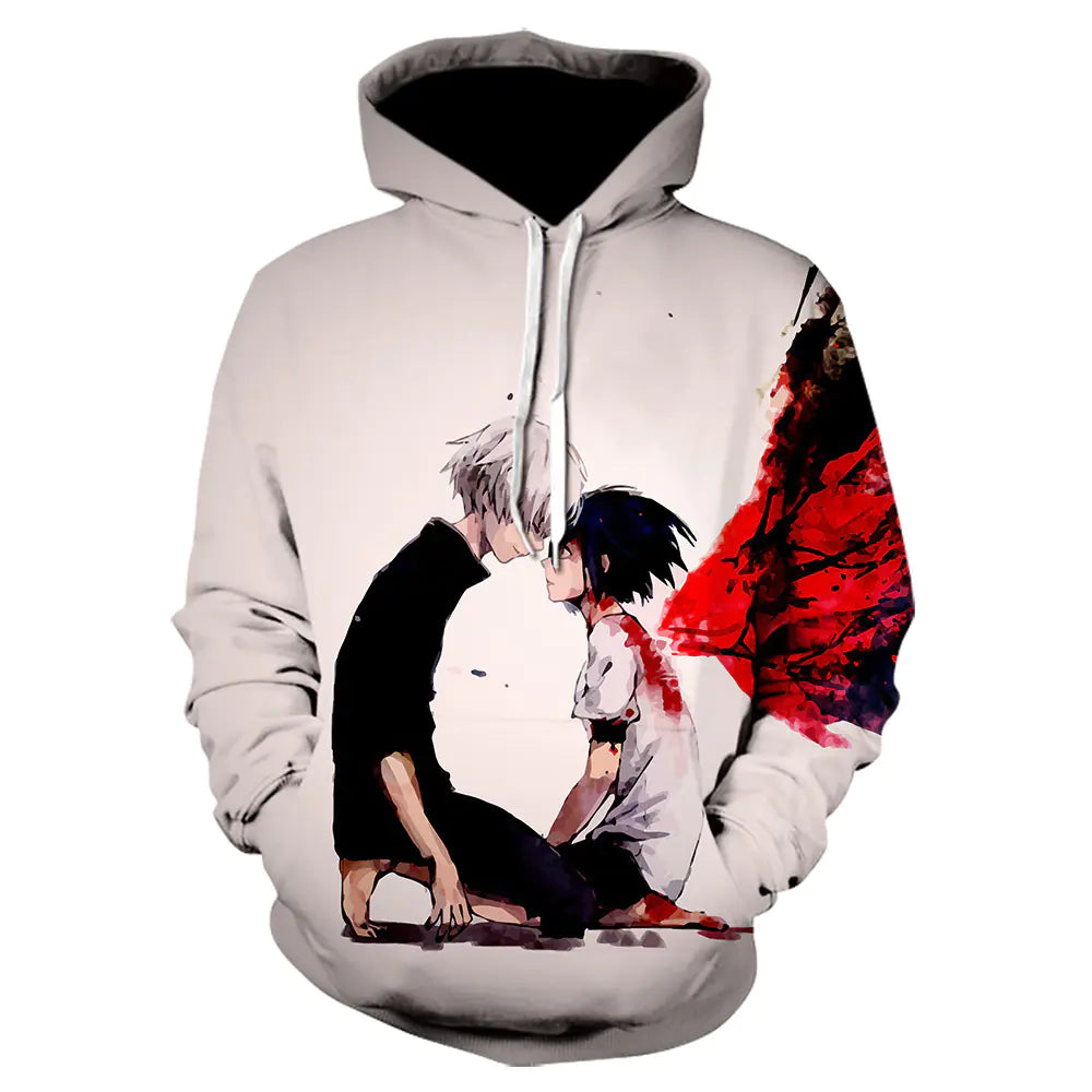 2020 3D Tokyo Ghoul Hoodie for Men