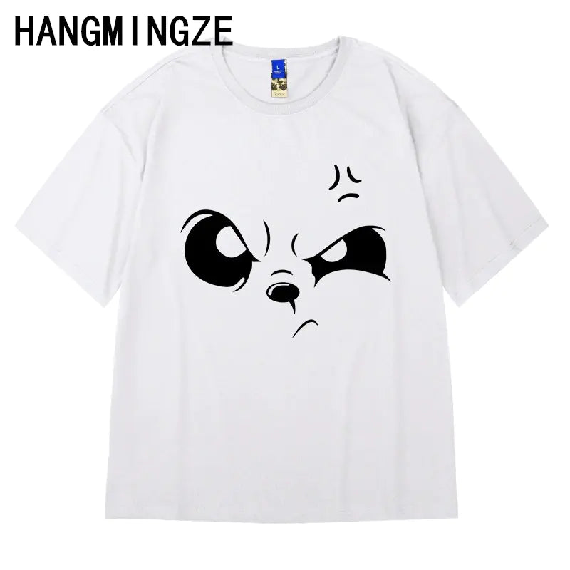 Summer Cartoon American Men's Oversized Cotton T-shirt