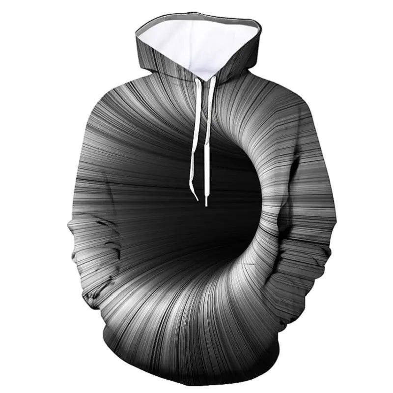 3D Digital Printing Cool Men's Graphic Hoodie Pullover