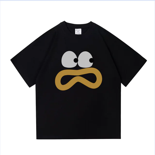 Oversized Graphic Cotton T-Shirt – Streetwear Essential