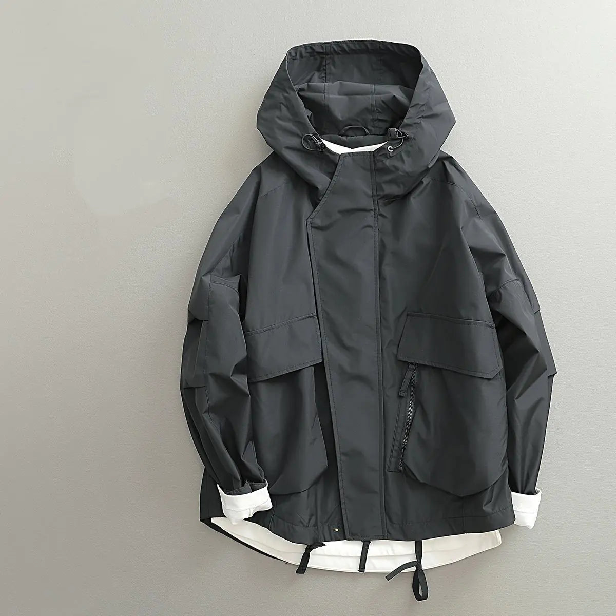 Retro Japanese Windproof Outdoor Jacket for Men