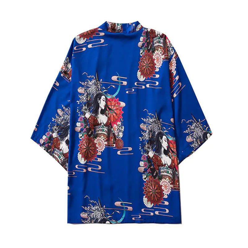 Men's Japanese Style Kimono Shirt – Loose Fit Robe