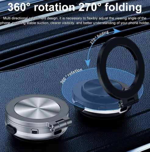 Folding Magnetic Car Phone Holder