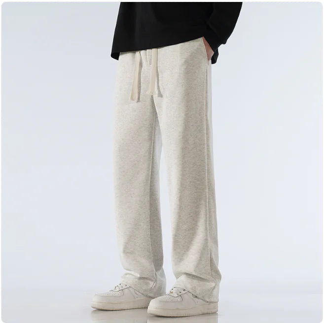 Men's Wide-Leg Streetwear Trousers – Relaxed Casual Fit