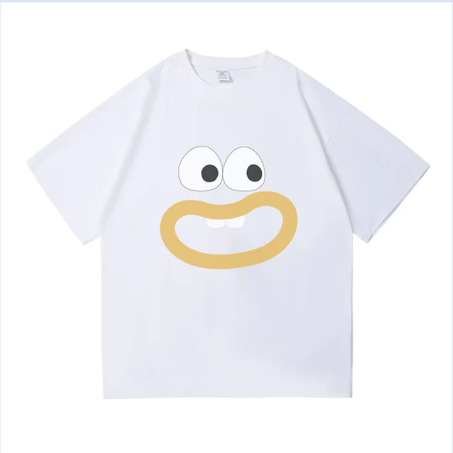 Summer Cartoon American Men's Oversized Cotton T-shirt
