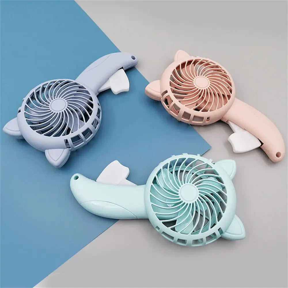 Lovely Cat Hand Press Mini Fan for Kids (Portable Toy)