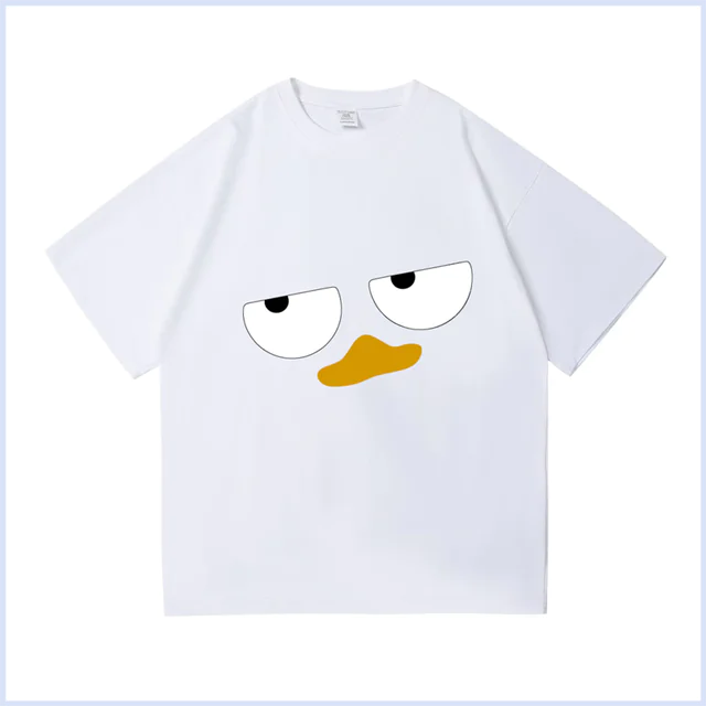 Summer Cartoon American Men's Oversized Cotton T-shirt