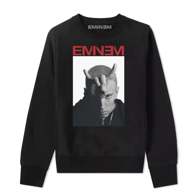 Eminem Oversized Long Sleeve Hoodie for Men