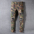 Men’s Camouflage Jeans – Stylish Streetwear Denim