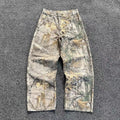 Men's Distressed Denim Jeans – Loose Fit Casual Streetwear Pants