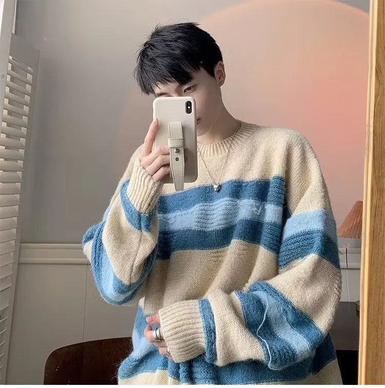 Men's Relaxed Slouchy Streetwear Sweater
