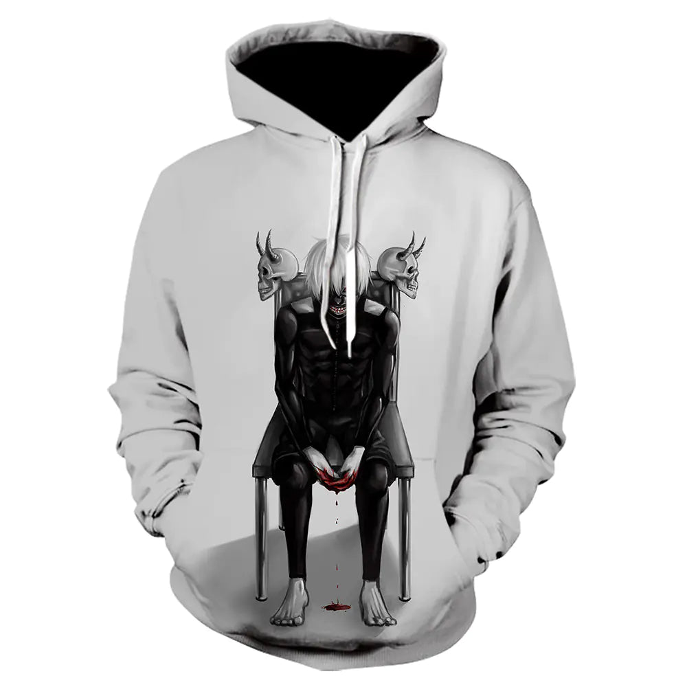 2020 3D Tokyo Ghoul Hoodie for Men