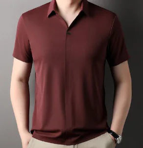 Men's Relaxed Fit Short Sleeve Polo Shirt