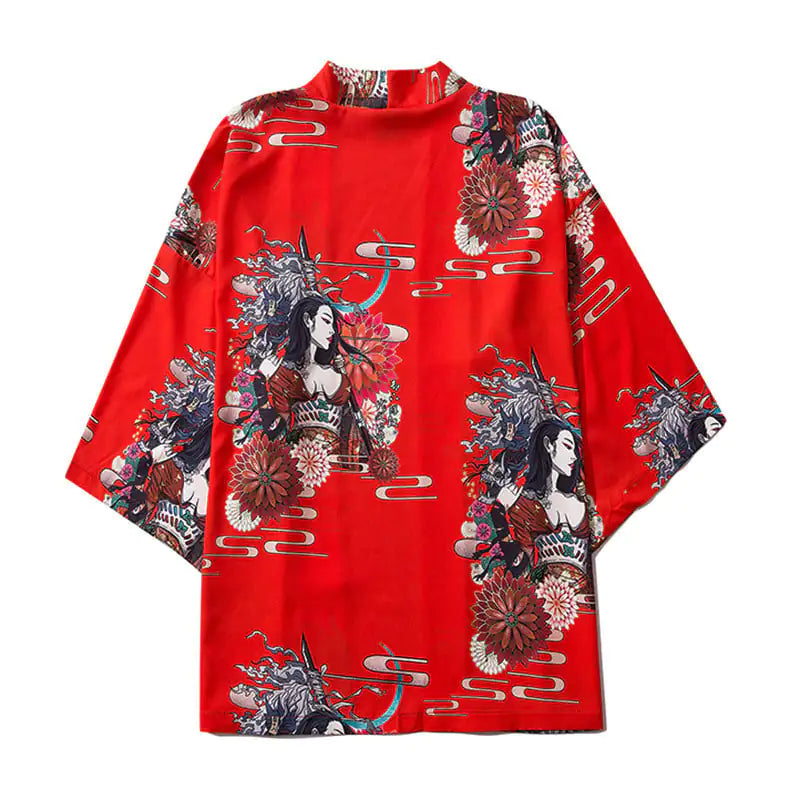 Men's Japanese Style Kimono Shirt – Loose Fit Robe