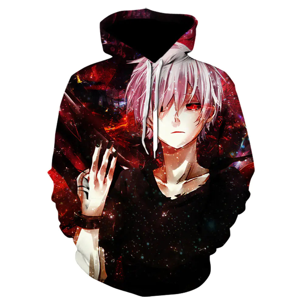 2020 3D Tokyo Ghoul Hoodie for Men
