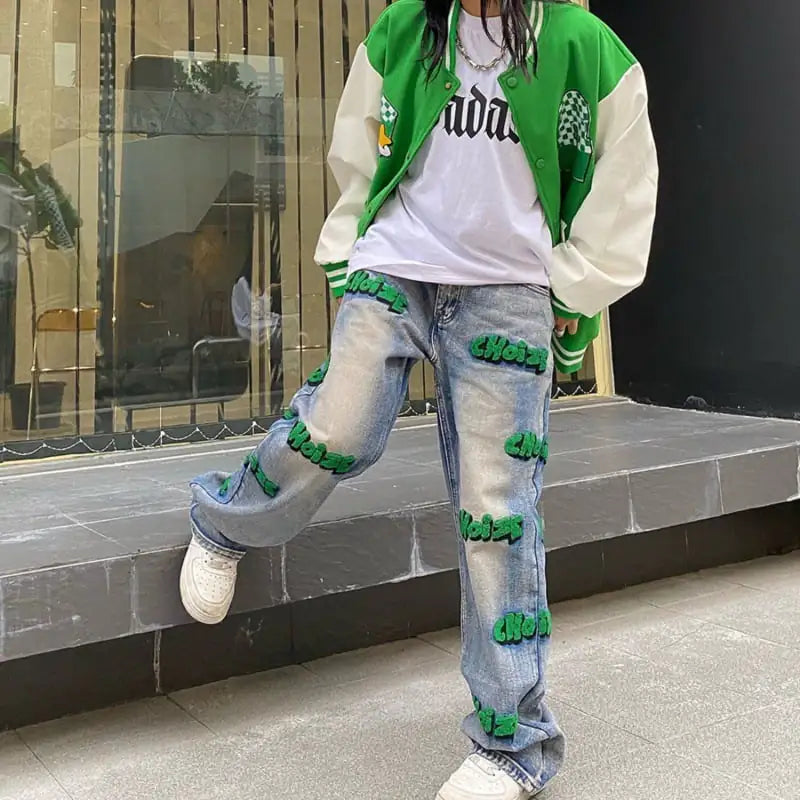 Korean American Style Harajuku Women's Jeans